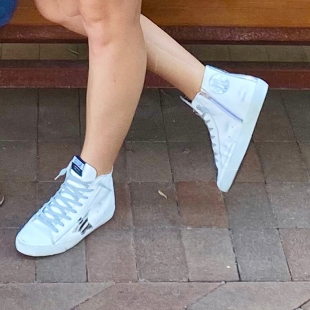 Golden Goose | Francy high top with zebra star